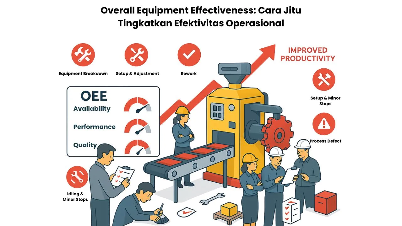 Overall Equipment Effectiveness: Cara Jitu Tingkatkan Efektivitas Operasional